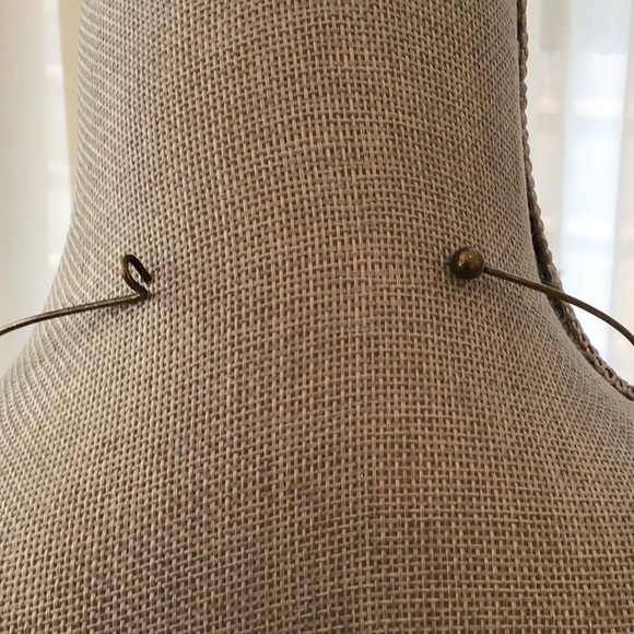 17” Old Gold Finished Collar; 3 Tier ⭐️ Drop - Picture 5 of 5